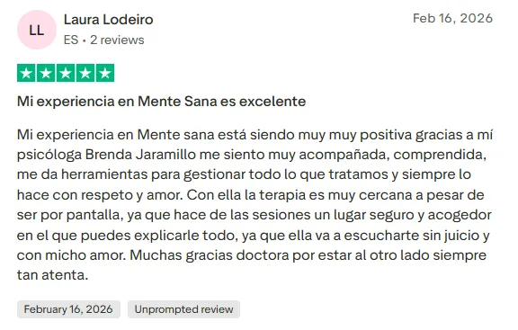 Reseña Trustpilot 1