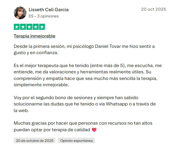 Reseña Trustpilot 10