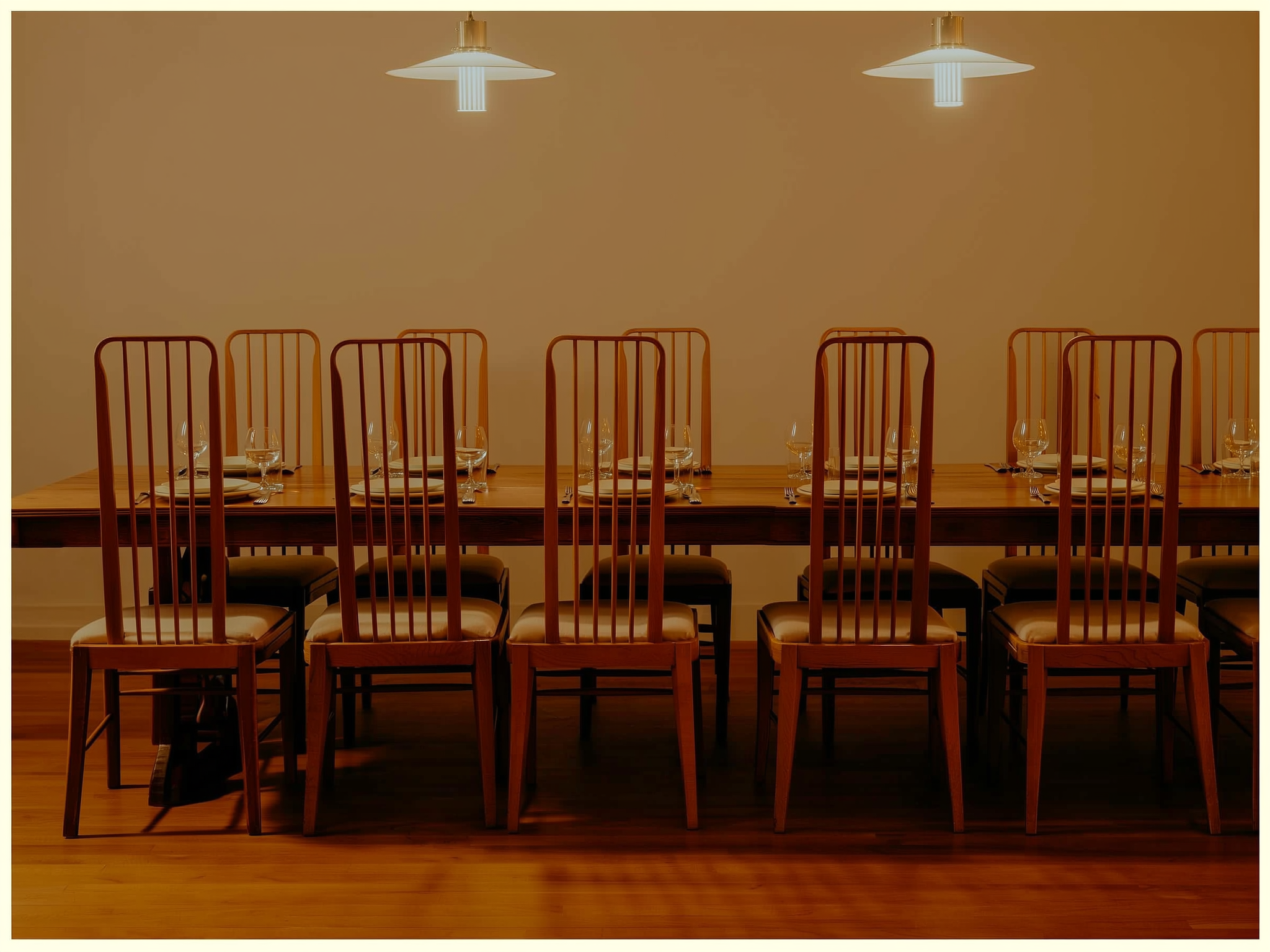 Mesa familiar preparada para recibir invitados, representando la calidez y acogida de un hogar español