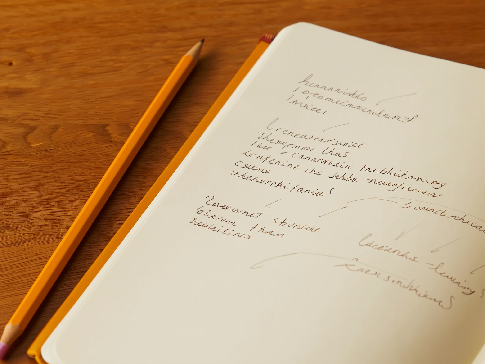 Cuaderno con ejercicios de comunicación para parejas sobre escritorio