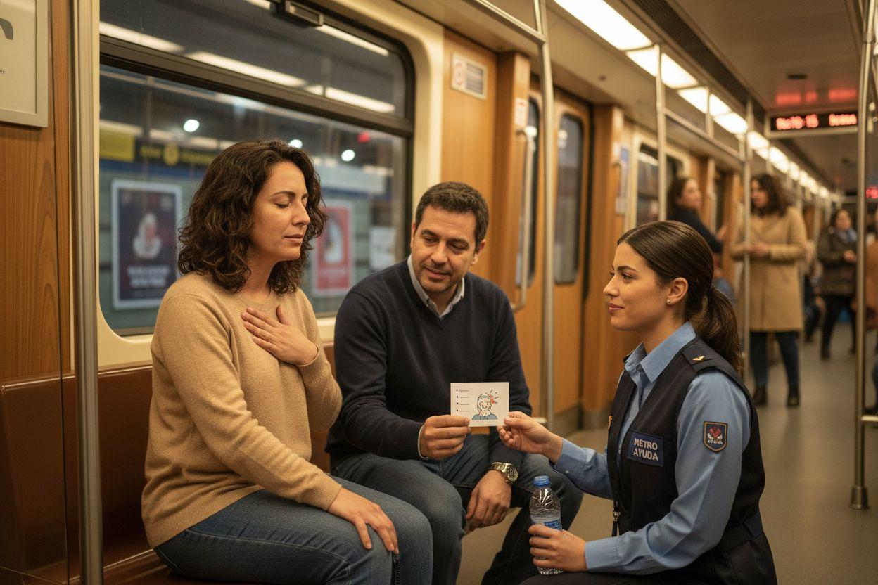 Ataques de pánico en el metro: protocolo de acción inmediata