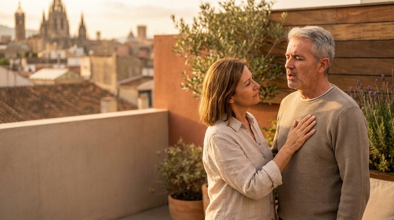 Dolor de pecho por ansiedad: cómo distinguirlo del infarto
