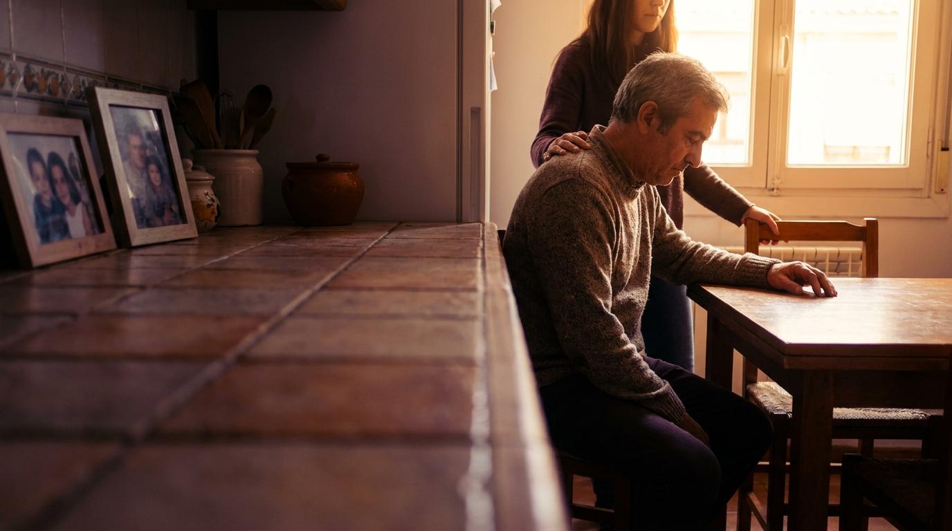 Duelo después de perder a un padre: fases y reconstrucción