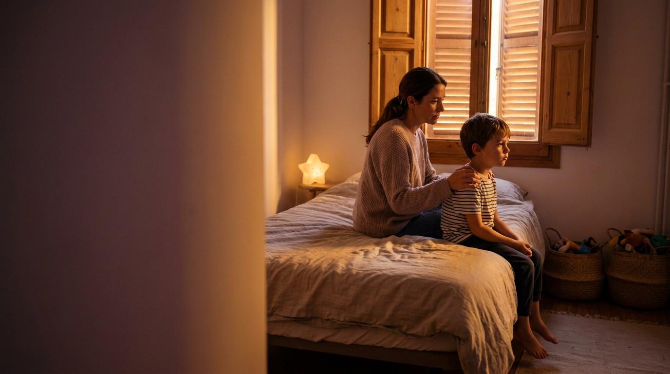 Mi hijo no se duerme solo: señales de dependencia del sueño