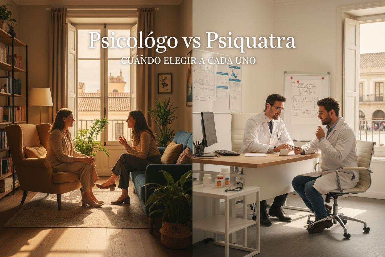 Psicólogo vs Psiquiatra: Cuándo Elegir a Cada Uno