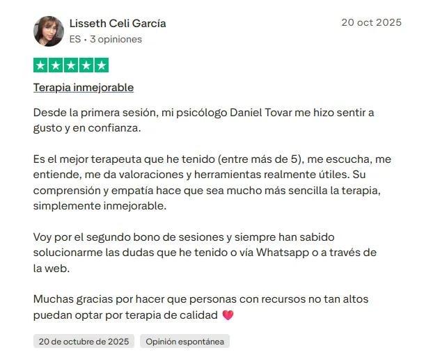 Reseña Trustpilot 10