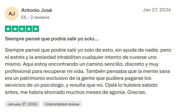 Reseña Trustpilot 5